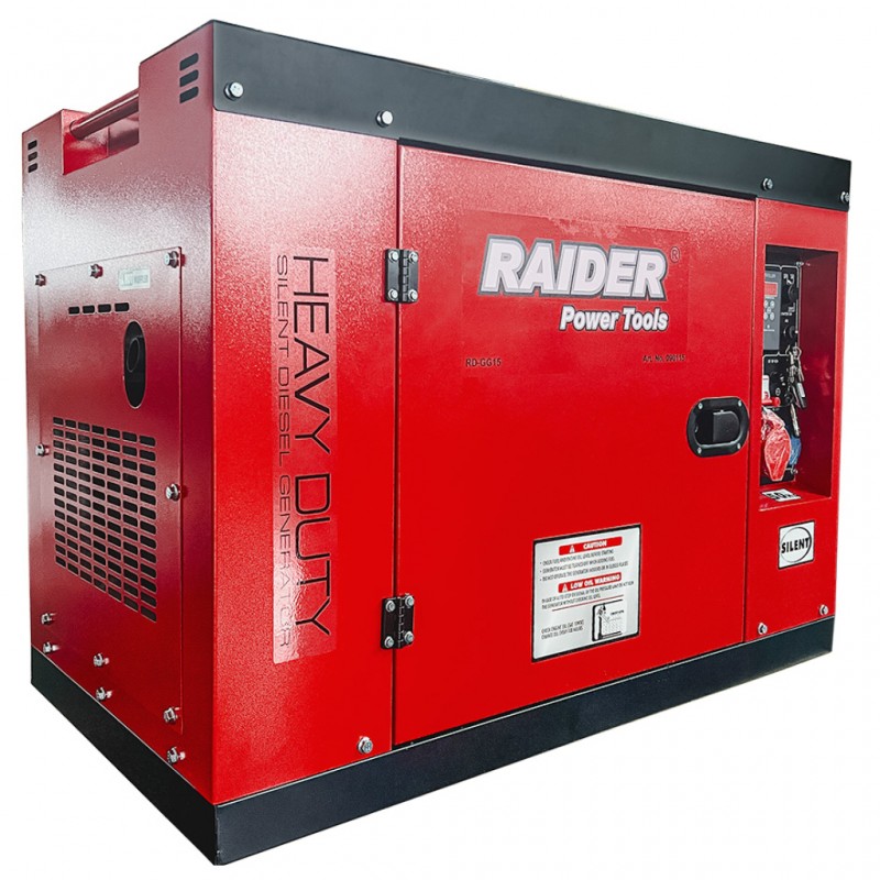 RAIDER Γεννήτρια Πετρελαίου με Μέγιστη Ισχύ 10kW RD-GG15 090115