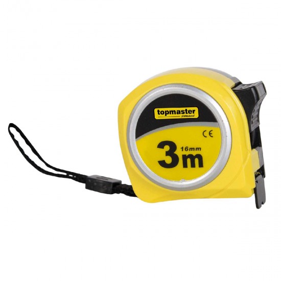 TOP MASTER ΜΕΤΡΟΤΑΙΝΙΑ 3M*16MM ΜΕ ΑΥΤΟΜΑΤΗ ΕΠΑΝΑΦΟΡΑ COMPACT 260401