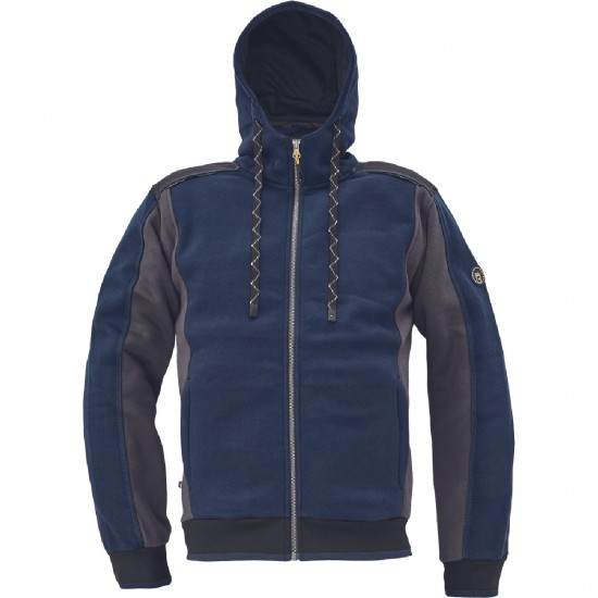 ΖΑΚΕΤΑ ΦΟΥΤΕΡ ΜΕ ΚΟΥΚΟΥΛΑ-HOODIE DAYBORO ΜΠΛΕ 55%poly-45%cott, 340 g/m² L