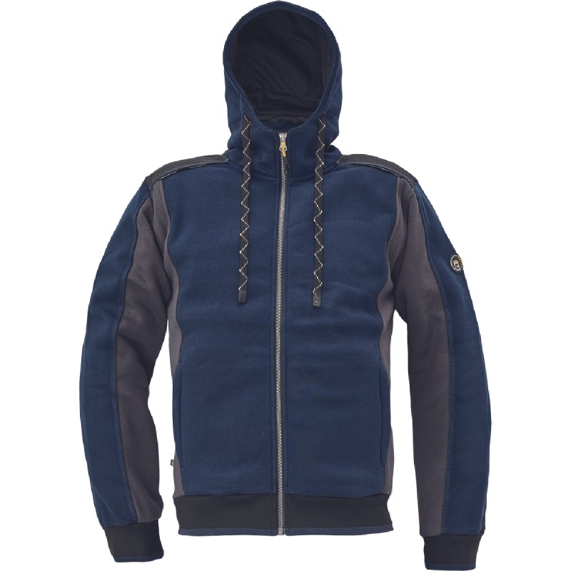 ΖΑΚΕΤΑ ΦΟΥΤΕΡ ΜΕ ΚΟΥΚΟΥΛΑ-HOODIE DAYBORO ΜΠΛΕ 55%poly-45%cott, 340 g/m² M