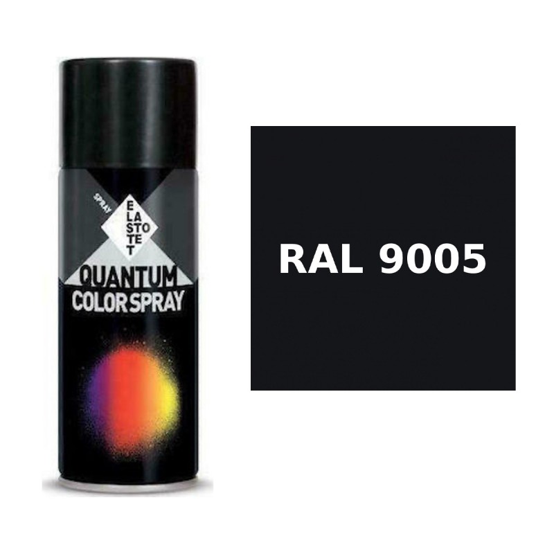 ΣΠΡΕΙ ΜΑΥΡΟ ΜΑΤ ''BLACK MATT'' QUANTUM RAL 9005 - 400ml