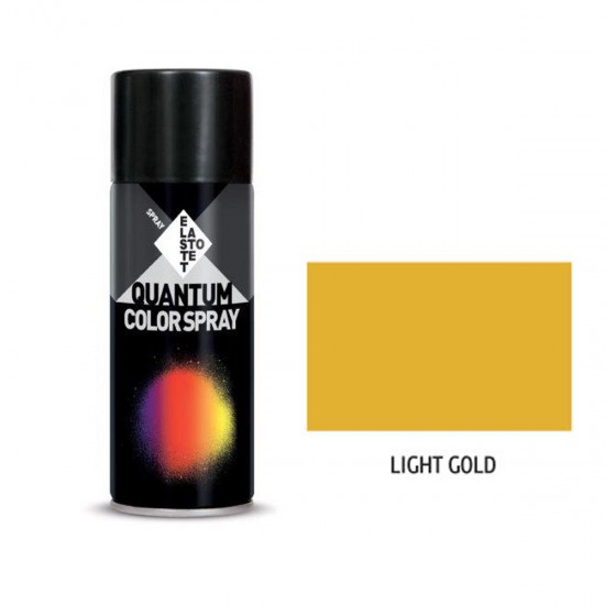 ΣΠΡΕΙ ΧΡΥΣΟ ΜΕΤΑΛΛΙΚΟ ''LIGHT GOLD'' QUANTUM RAL- 400ml