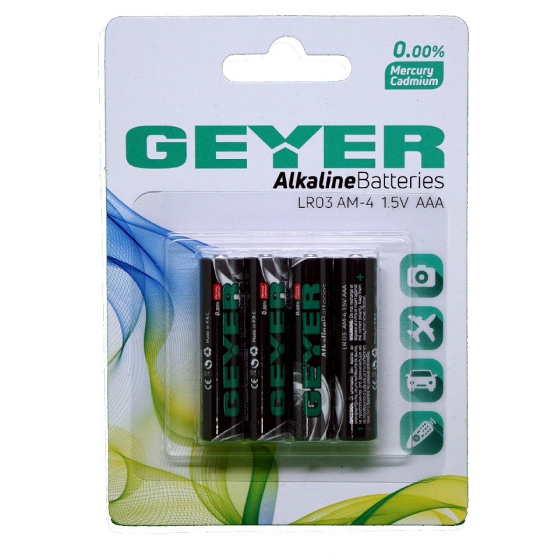 GEYER ΜΠΑΤΑΡΙΑ ΑΑΑ/ LR03 4TMX