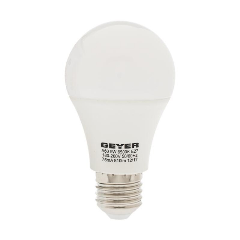 GEYER ΛΑΜΠΑ LED Α60 E27 8W ΚΙΤΡΙΝΟ 806LM LAWE279E