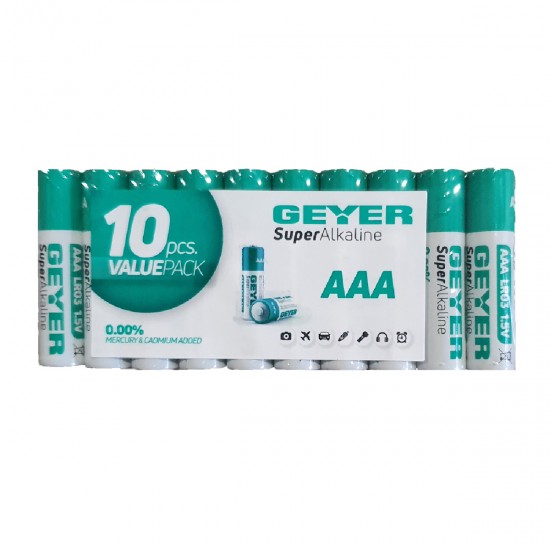 GEYER ΜΠΑΤΑΡΙΑ ΑΑΑ/ LR03 PROMO PACK 5+5TMX