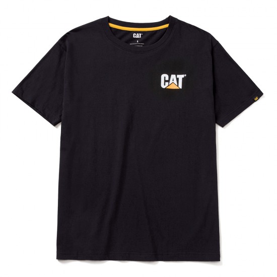 CAT ΜΠΛΟΥΖΑΚΙ ΚΟΝΤΟΜΑΝΙΚΟ ΜΑΥΡΟ TRADEMARK TEE S W05324