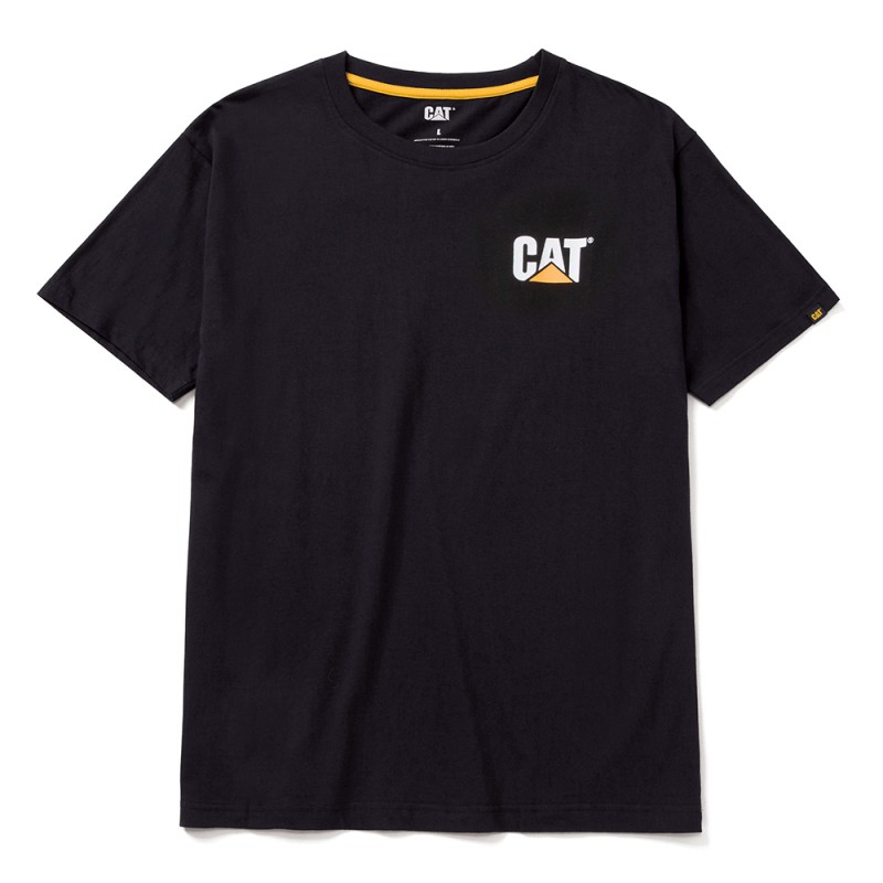 CAT ΜΠΛΟΥΖΑΚΙ ΚΟΝΤΟΜΑΝΙΚΟ ΜΑΥΡΟ TRADEMARK TEE M W05324