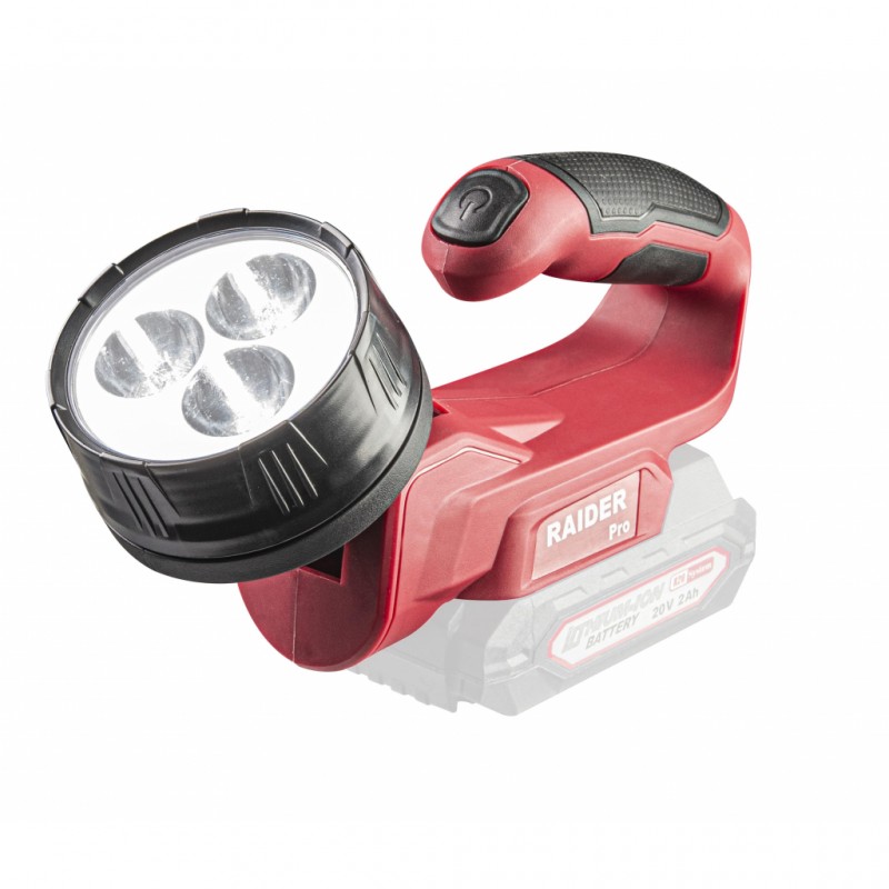 RAIDER R20 solo ΦΑΚΟΣ LED ΜΕ ΜΕΓΙΣΤΗ ΦΩΤΕΙΝΟΤΗΤΑ 260lm 20V RDP-SCLWL20 039714