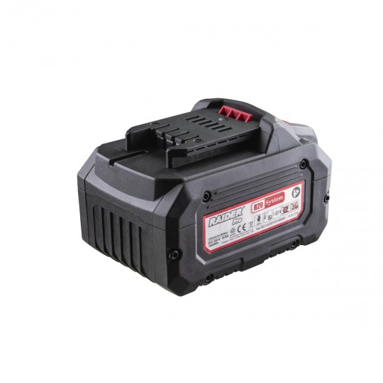 RAIDER R20 Μπαταρία 20V με Χωρητικότητα 8Ah Li-ion RDP-R20 131164