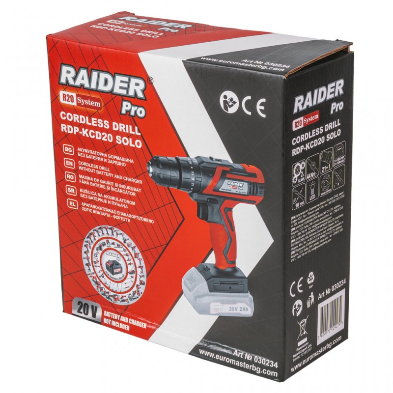 RAIDER R20 Solo ΔΡΑΠΑΝΟΚΑΤΣΑΒΙΔΟ 10mm 44Nm RDP-KCD20 030234