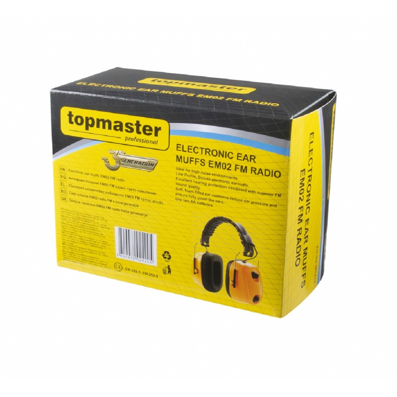 TOP MASTER ΩΤΟΑΣΠΙΔΕΣ ΜΕ ΕΝΣΩΜΑΤΩΜΕΝΟ ΡΑΔΙΟΦΩΝΟ ЕМ02 561412