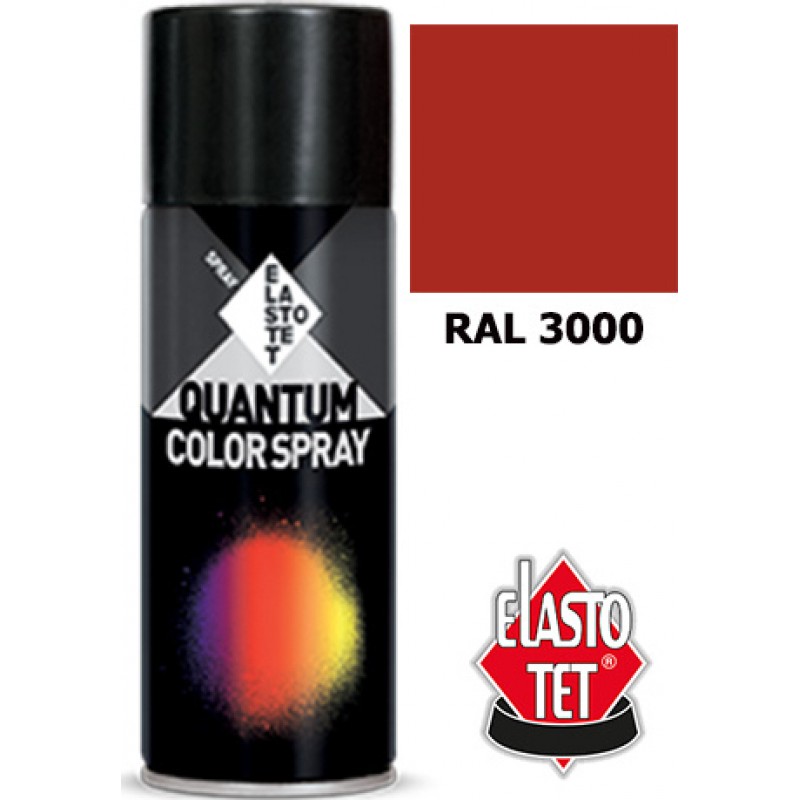 ΣΠΡΕΙ ΚΟΚΚΙΝΟ ''FLAME RED'' QUANTUM RAL 3000 - 400ml