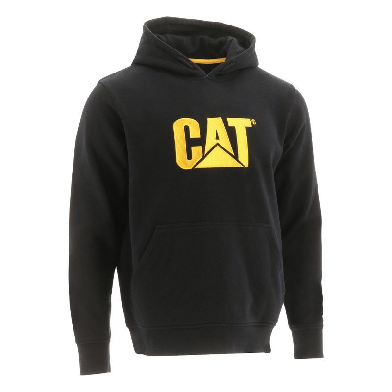 CAT ΜΠΛΟΥΖΑ ΦΟΥΤΕΡ ΜΕ ΚΟΥΚΟΥΛΑ TRADEMARK ΜΑΥΡΗ 2XL W10646